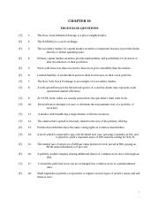 assignment chapter 10 true false quiz (practice)