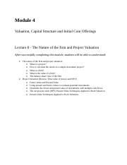 AD528 Blockchain Finance - Module 4 - Class Notes - Lecture 8.docx