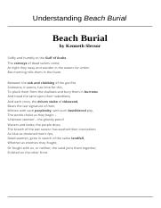 beach burial kenneth slessor