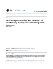 The relationship between financial stress and academic and social.pdf