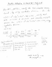 Math175-Generic-YetAnotherAddendumToTheMT1MaterialStudyGuide-ValidatingThe2ComplexZerosToPofXFromNum