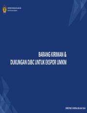 Barang Kiriman & Dukungan DJJBC Ekspor UMKM plus strakom.pdf