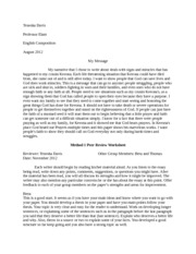 how to write narrative essay for peer review