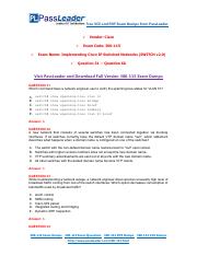 300-115 Exam Dumps with PDF and VCE Download (31-60).pdf
