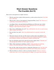 5.4 The Crucible (Act IV)-Short Answer Questions(1).pdf