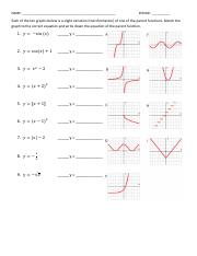 Matching graphs and Equations.pdf