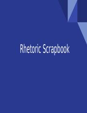 Rhetoric Scrapbook