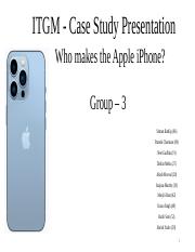 Who makes the Apple iPhone.pptx