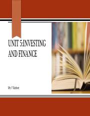 Unit 5 - Investment and Finance Cycle .pdf