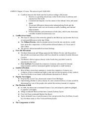 AMSCO Chapter 13 notes