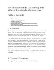 An Introduction to Clustering and different methods of clustering.docx