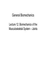 Biomechanics - 12 - Joints.pdf