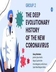 GROUP 2 - The deep evolutionary history of the new coronavirus.pdf