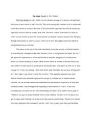 The Color Purple Essay