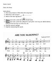 Are You Sleeping Worksheet.docx