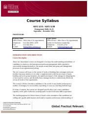 ADX 5235 - 5238 Course Syllabus 2014-Management Skills I & II.pdf