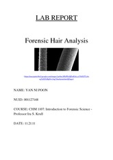  Lab report Chap 13 Hair Analysis - LABREPORT ForensicHairAnalysis  (https://images?q=tbn:ANd9GcQZx4Esh_u1Vk0EPYybv  rqYkX5 | Course Hero