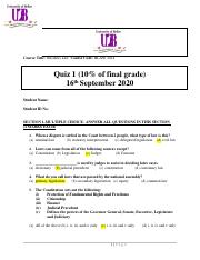 Topic 1- Quiz 1 (Answer sheet).pdf