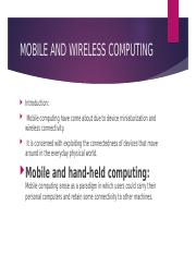 Mobile and Wireless Computing - 2022.ppt