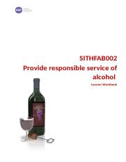 SITHFAB002 (Provide Responsible service of alchohol).docx