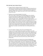Study Guide 5 - Middle Ages - WEB.rtf