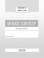 WRSX GROUP- revised version