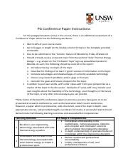 PG Conference Paper Instructions