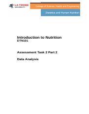 AT2 Part 2 Data Analysis .docx