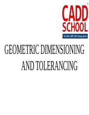 Geometric Dimensioning and Tolerancing (.pptx