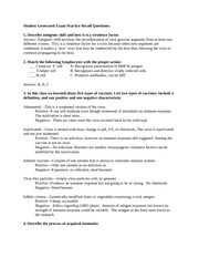 Student Generated Exam Practice Recall Questions