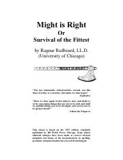 Ragnar Redbeard - Might is Right (Survival of the Fittest).pdf