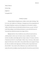 online cheating essay