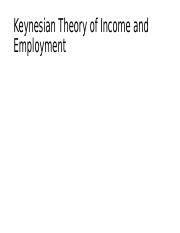 Keynesian Theory of Income and Employment.pptx