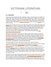 VICTORIAN LITERATURE.docx