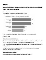 pro Fewer women run top Australian companies than men named John — or Peter, or David.pdf