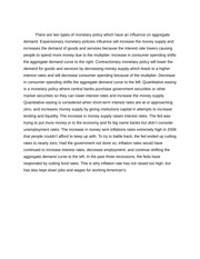 econ paper 4 monetary policy