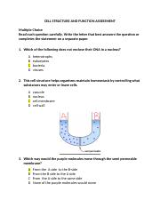 WEEK 14 CELL STRUCTURE TRANSPORT ASSESSMENT.docx