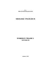 Mesleki Yabancı Dil (dış Ticaret-İngilizce) 1.pdf