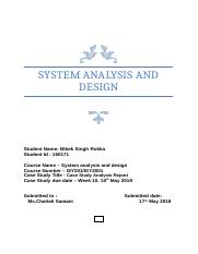 Isy 2001 system analysis and design.docx