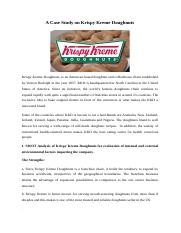 Krispy Kreme Doughnuts-Case Study Assignment.docx