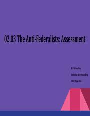 02.03 The Anti-Federalists_ Assessment.pdf