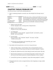 Micro Chap 12 and 13 Homework