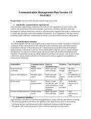 BUS 380- Lesson 6- Communication management plan.doc