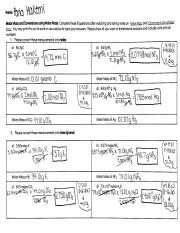 Week 3 Distance Learning, Molar Mass and Conversions using Molar Mass (1).pdf