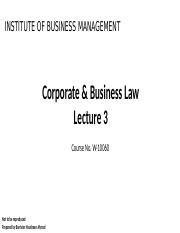 Lecture 3 Slides - Corporate  Business Law..pptx