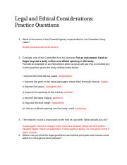 Legal and Ethics Worksheet pharm wk 1.docx