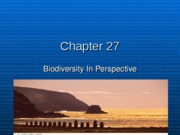 Chapter 27Biodiversity