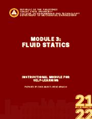 MEF221 Fluid Mechanics — Module 3 Fluid Statics.pdf