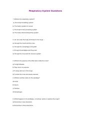 Respiratory System Questions.pdf