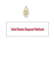 Disposal Methods(1)